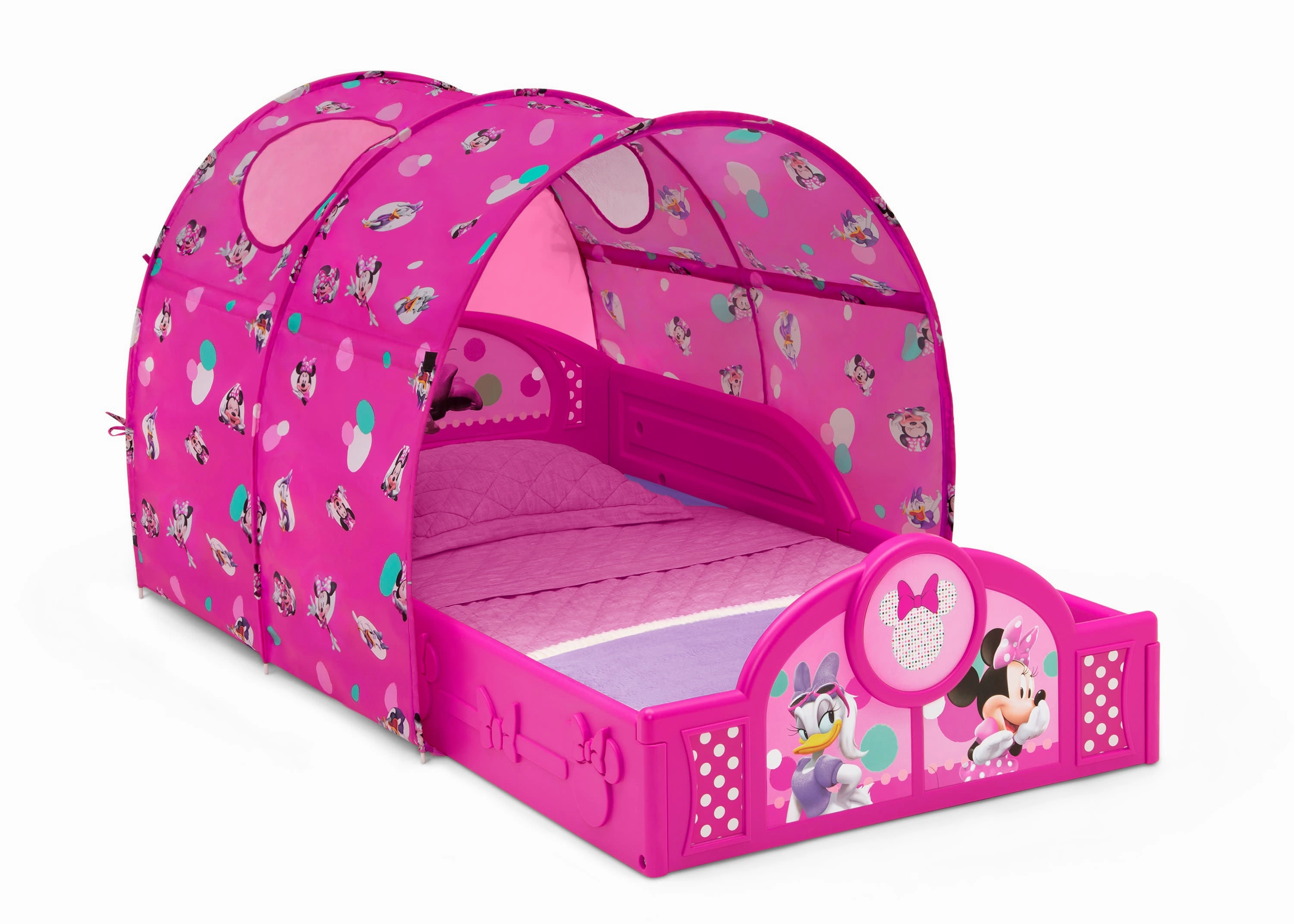 Minnie Mouse Plastic Sleep and Play Toddler Bed with Canopy