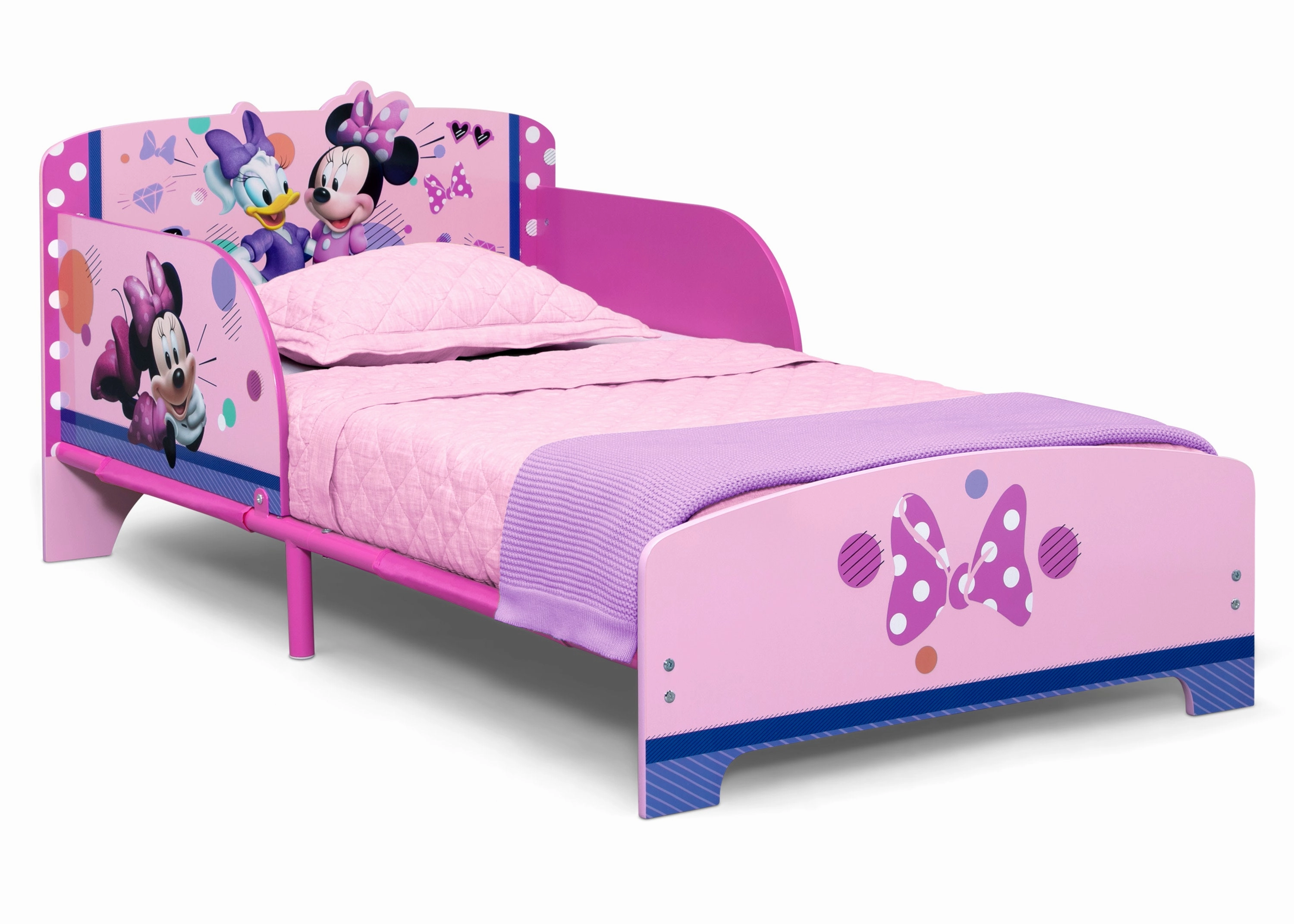 Minnie Mouse Wood & Metal Toddler Bed