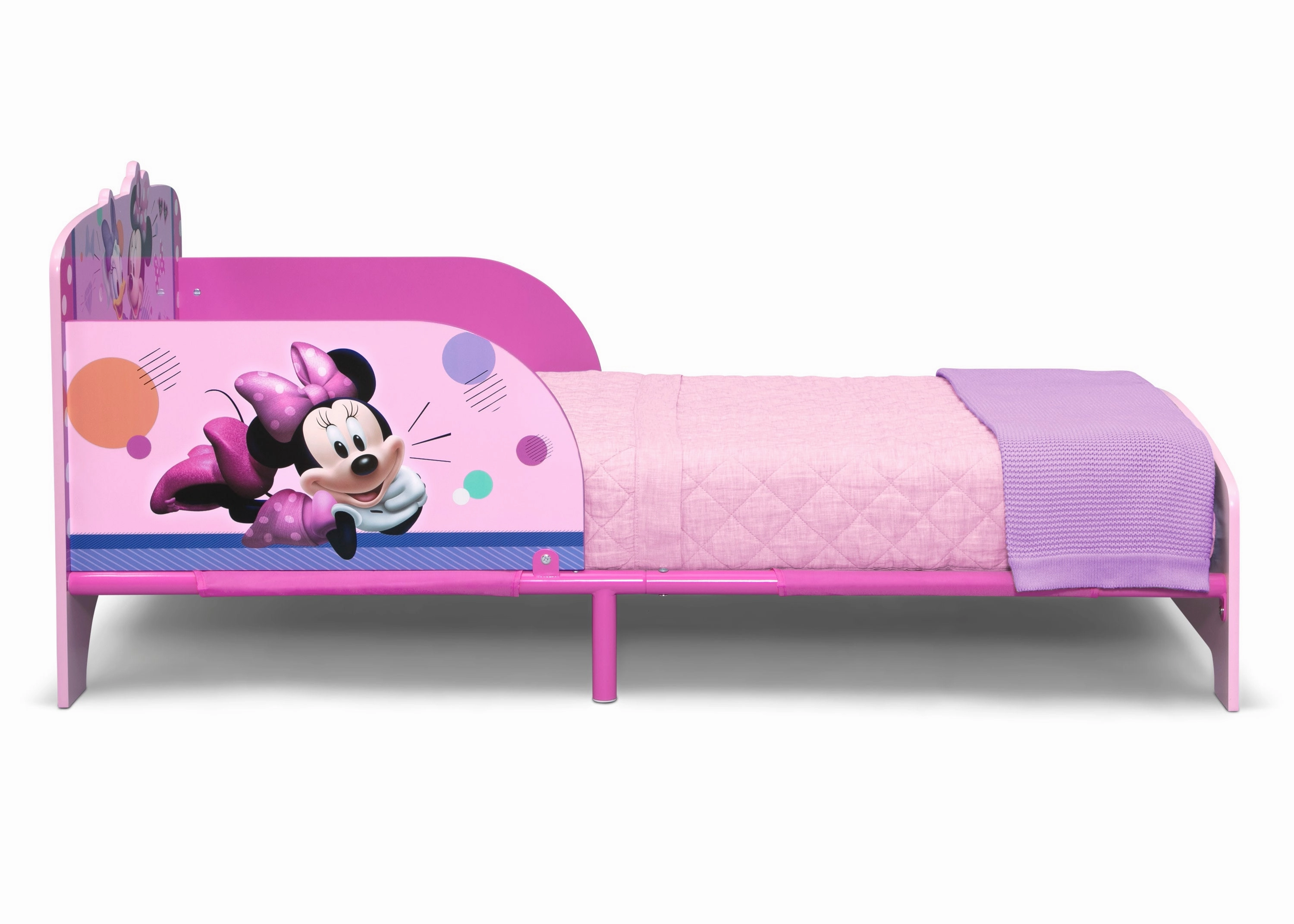 Minnie Mouse Wood & Metal Toddler Bed