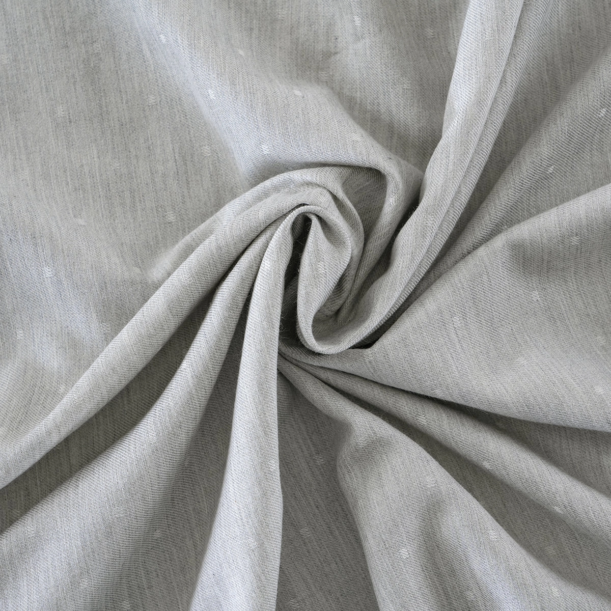 Muted Dot Reversible Made With Egyptian Cotton Ultra Soft Grey Bed Sheet with Pillow Case