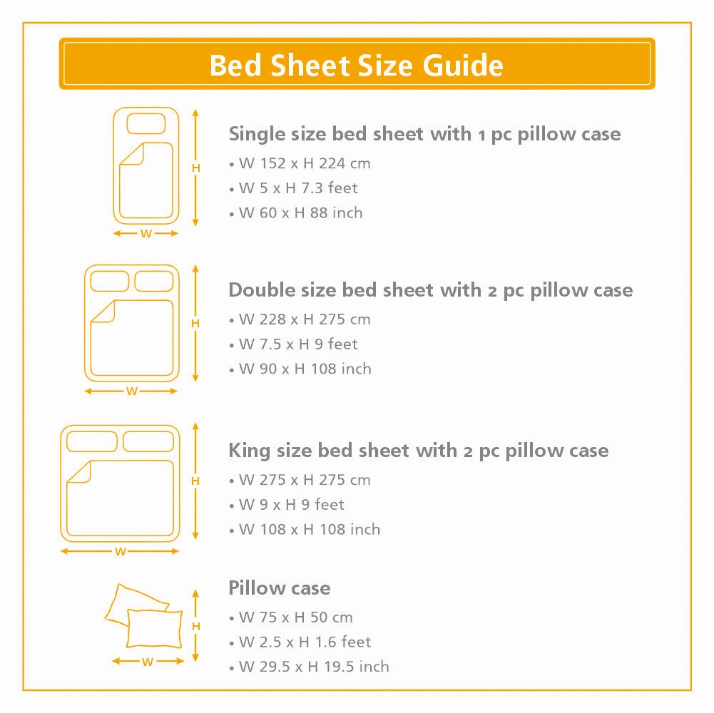 Muted Dot Reversible Made With Egyptian Cotton Ultra Soft Grey Bed Sheet with Pillow Case