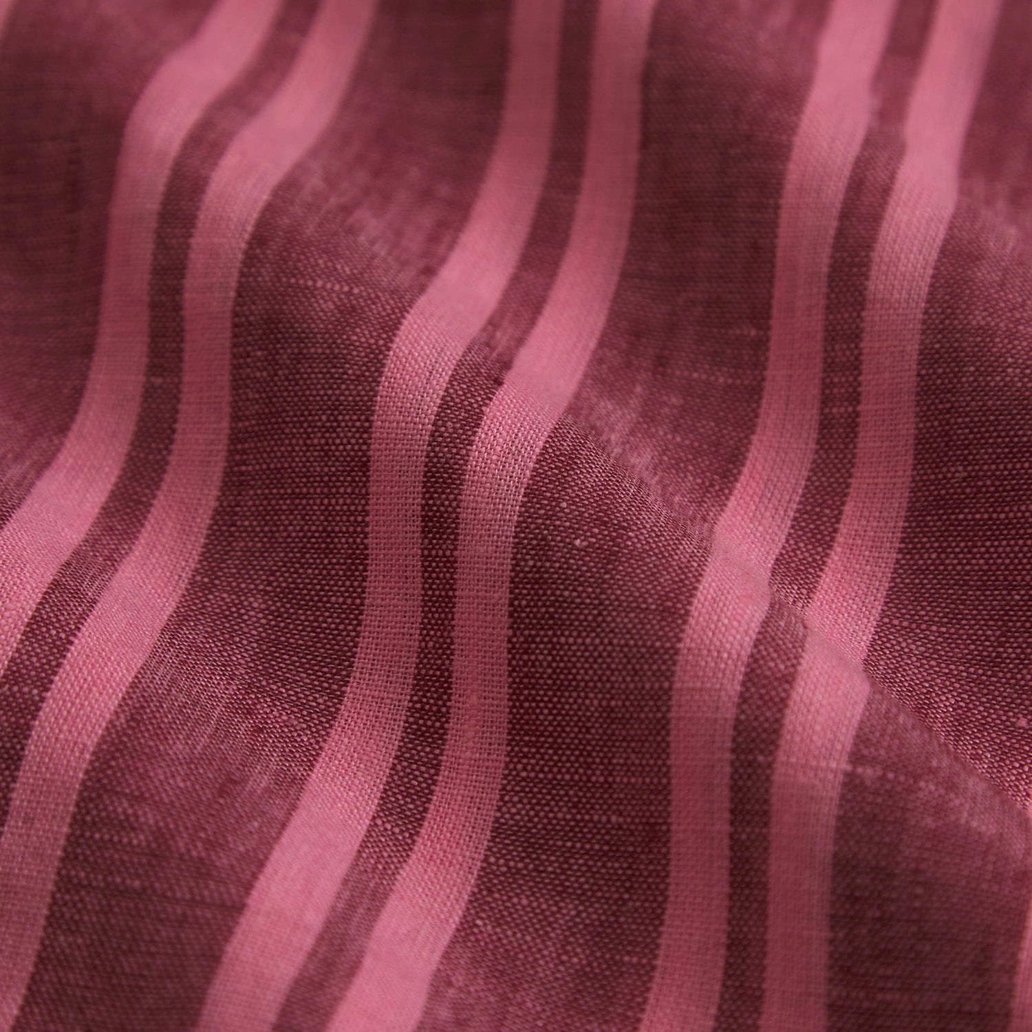 Nadine Linen Pleated Valance - Mahogany