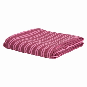Nadine Linen Pleated Valance - Mahogany