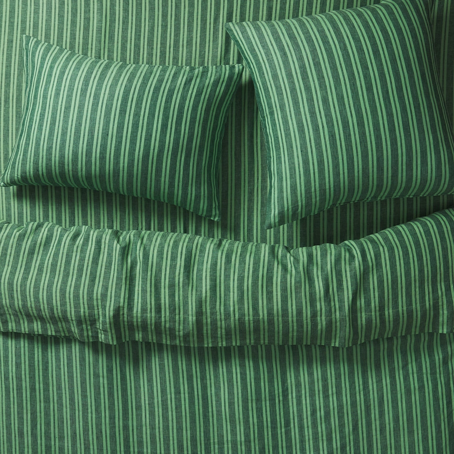 Nadine Linen Sheets - Forest
