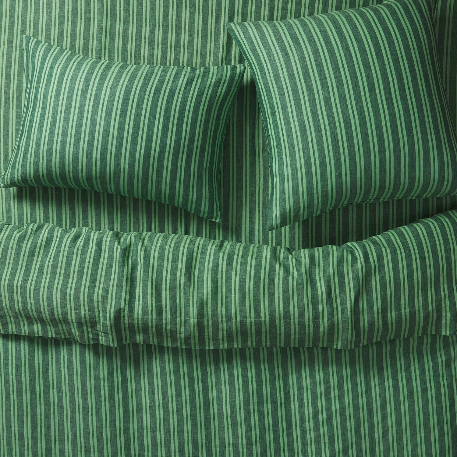 Nadine Linen Sheets - Forest