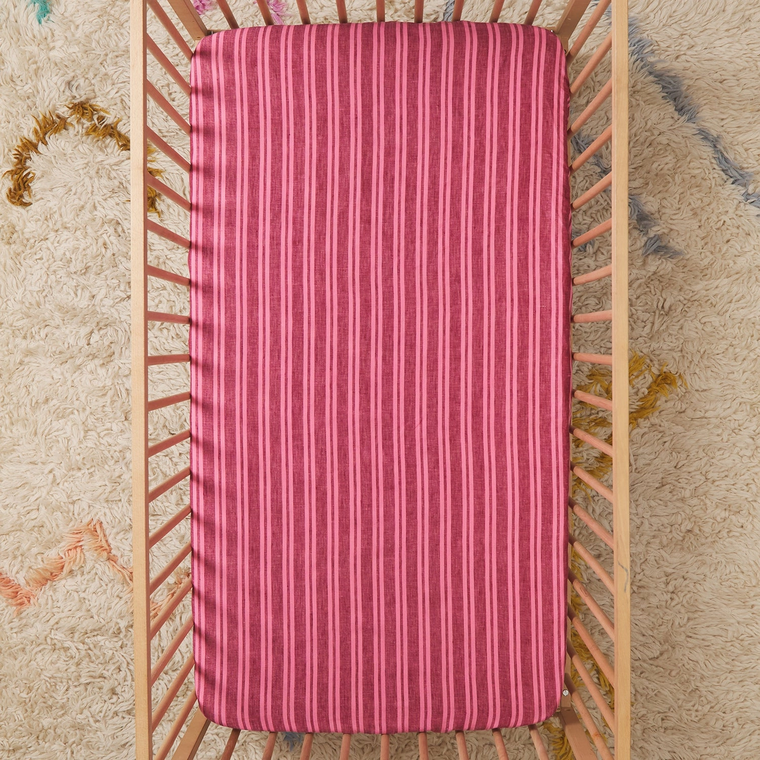 Nadine Linen Sheets - Mahogany