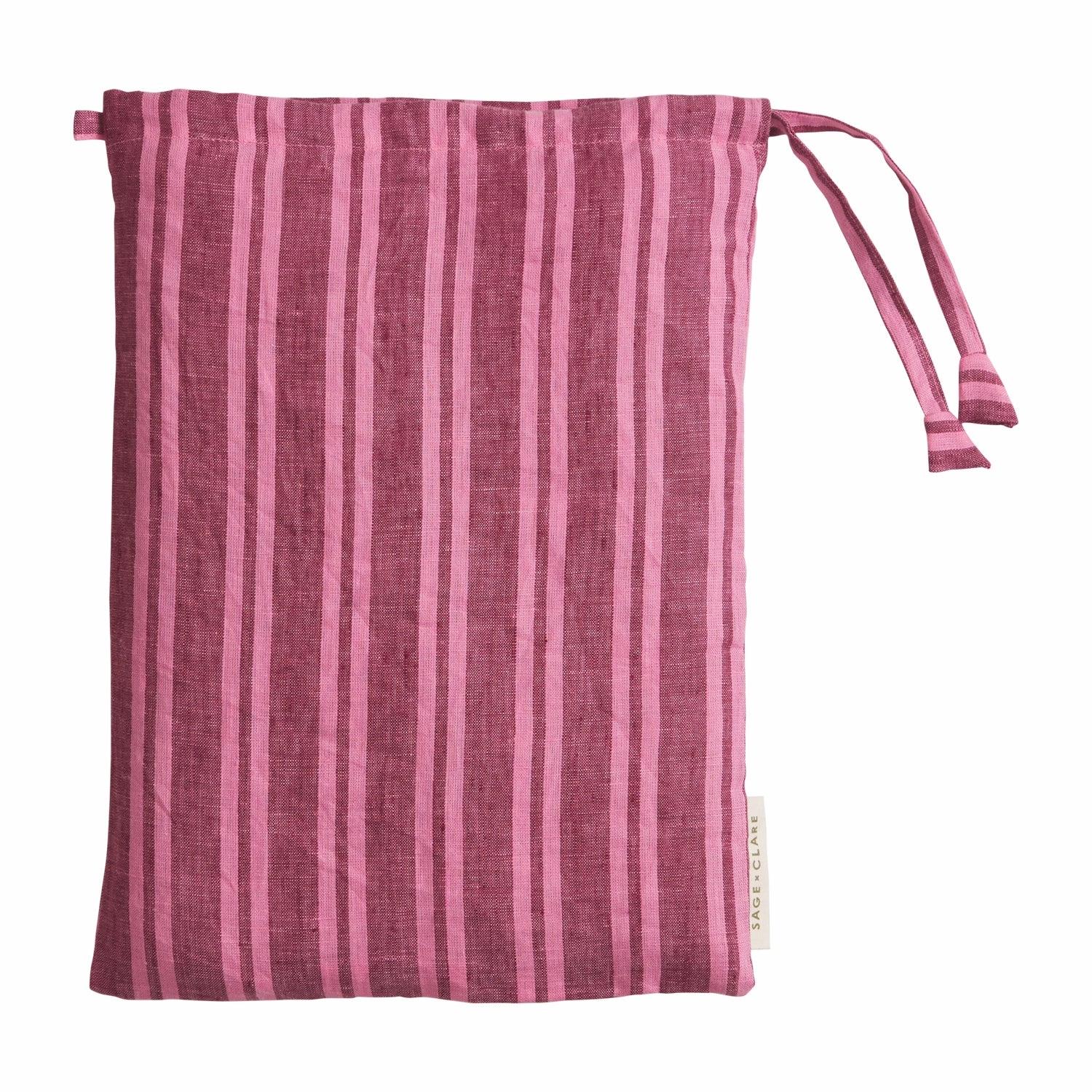 Nadine Linen Sheets - Mahogany