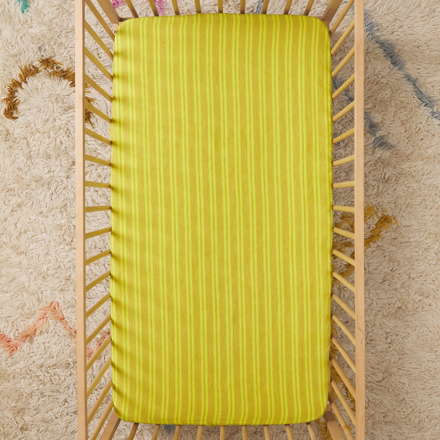 Nadine Linen Sheets - Olive