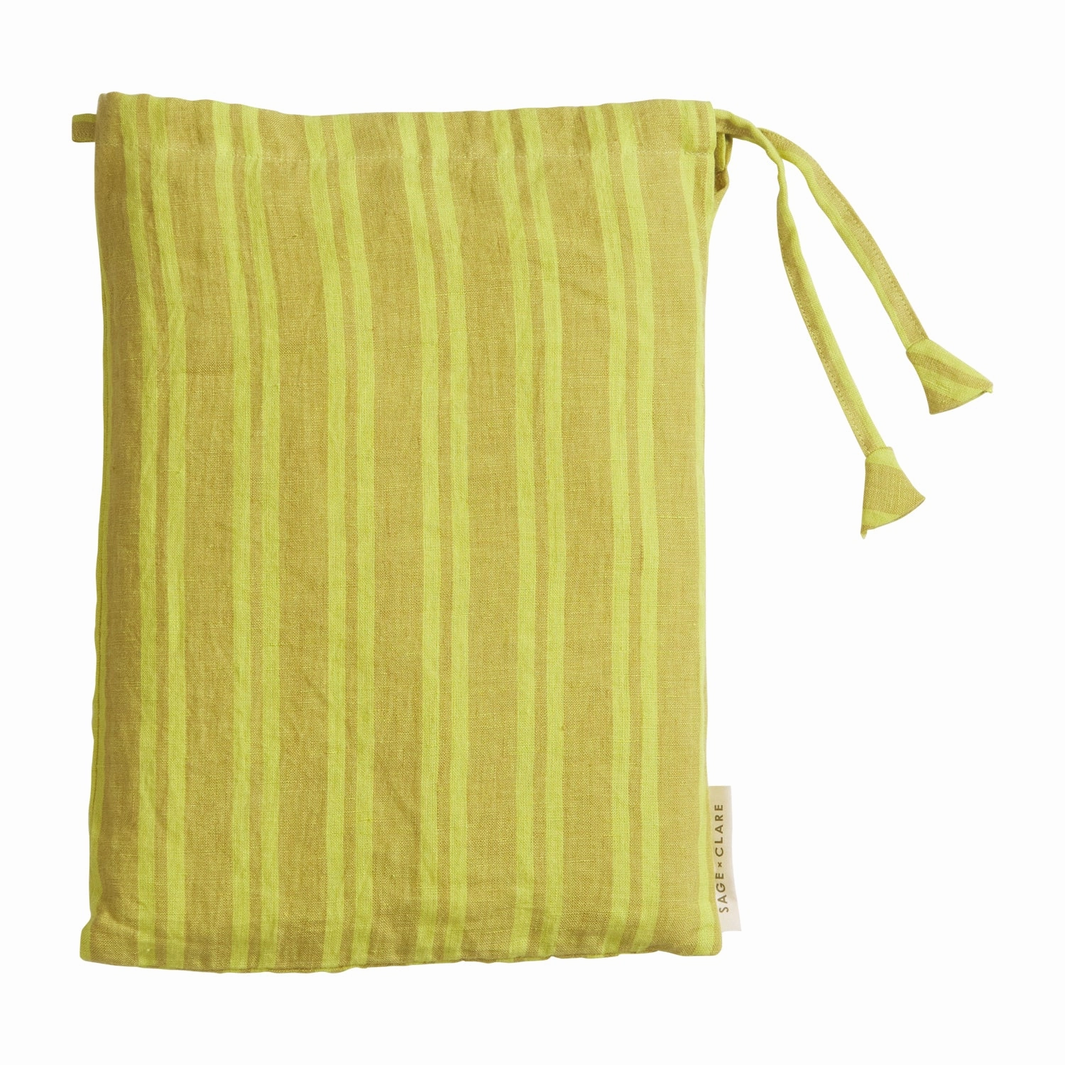 Nadine Linen Sheets - Olive