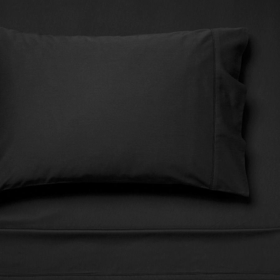 Nara Bamboo Cotton 400TC Sheet Set CHARCOAL by LINEN HOUSE