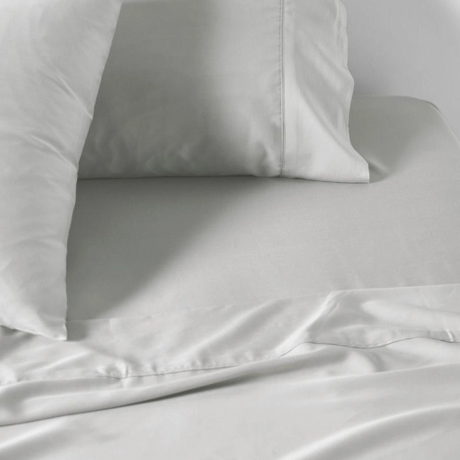 Nara Bamboo Cotton 400TC Sheet Set SILVER by LINEN HOUSE