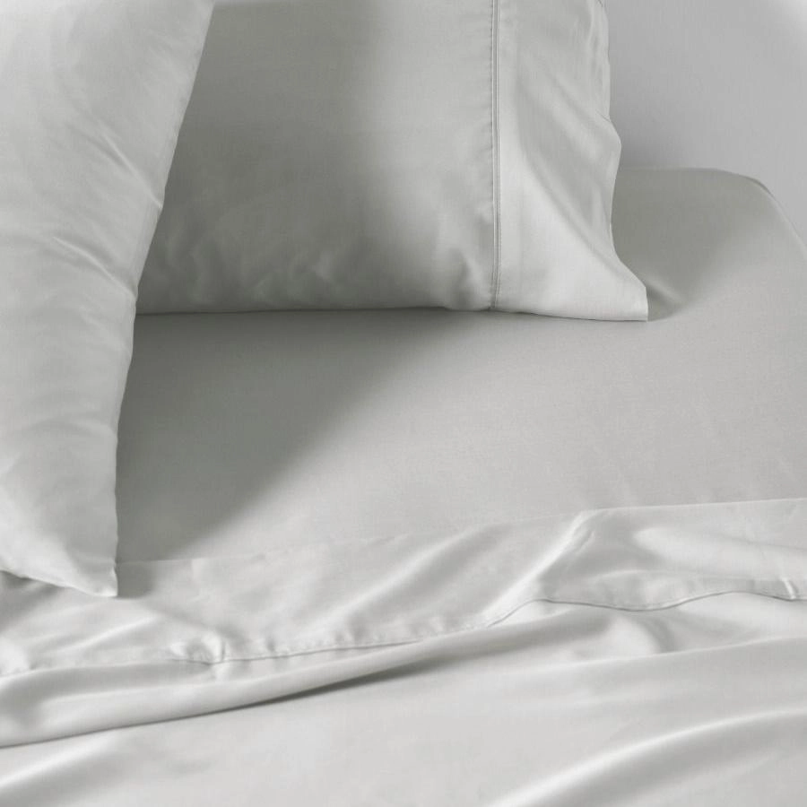 Nara Bamboo Cotton 400TC Sheet Set SILVER by LINEN HOUSE