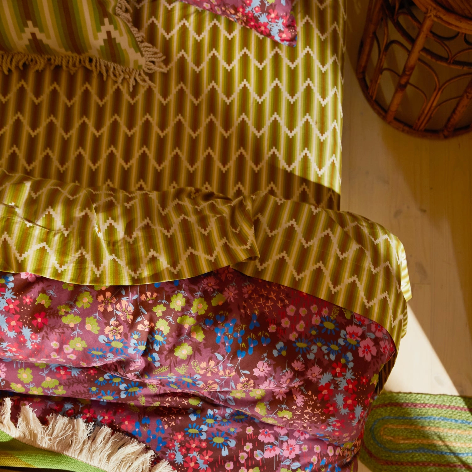 Nisha Cotton Sheets - Reed