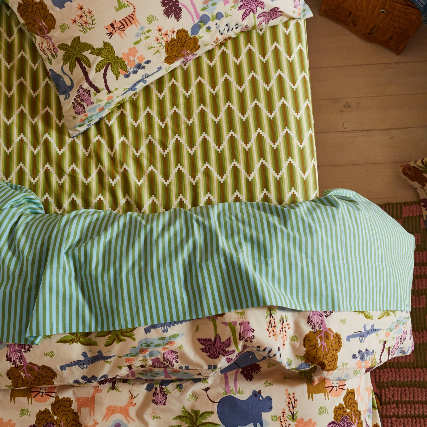 Nisha Cotton Sheets - Reed