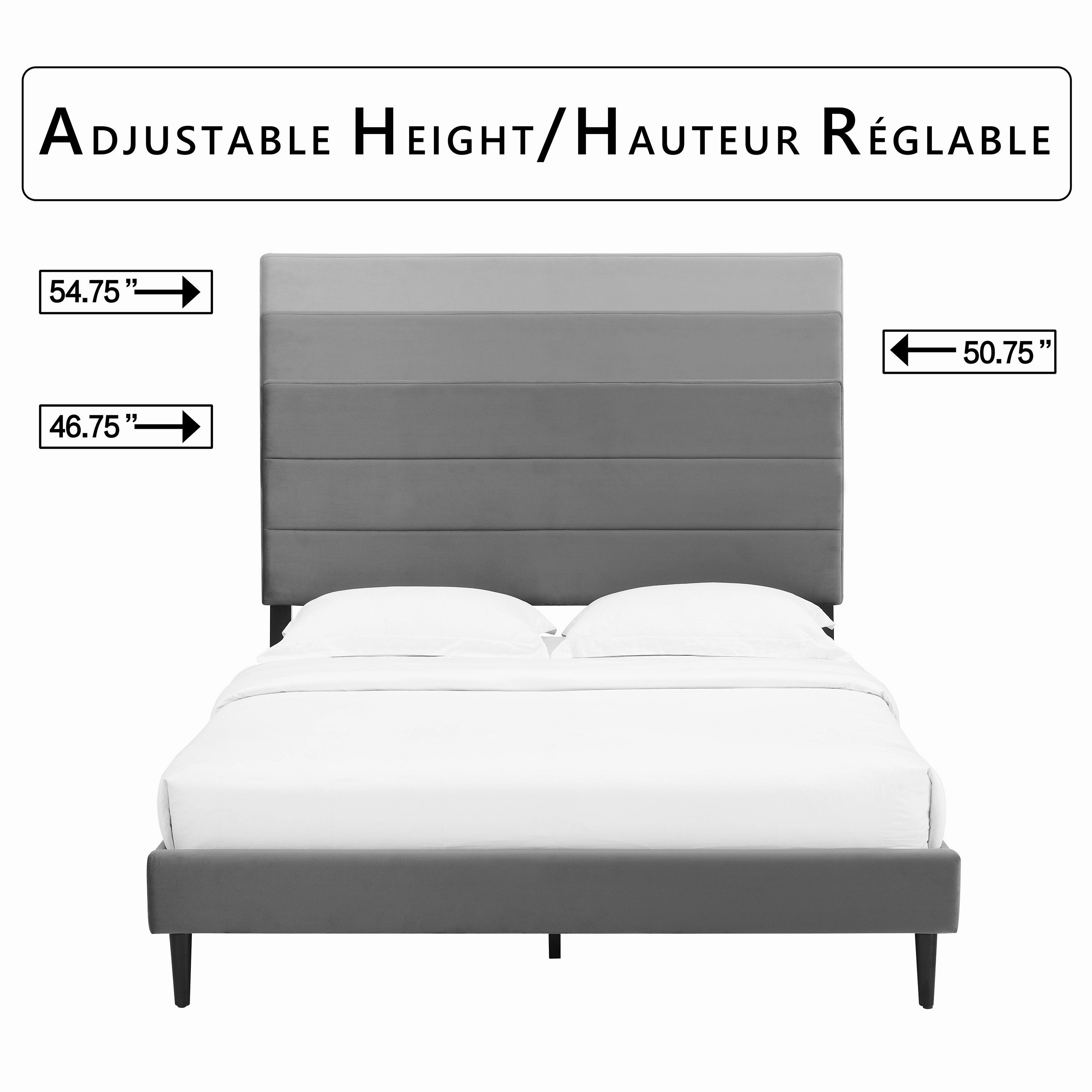 Nori 3-Piece Queen Bed - Grey