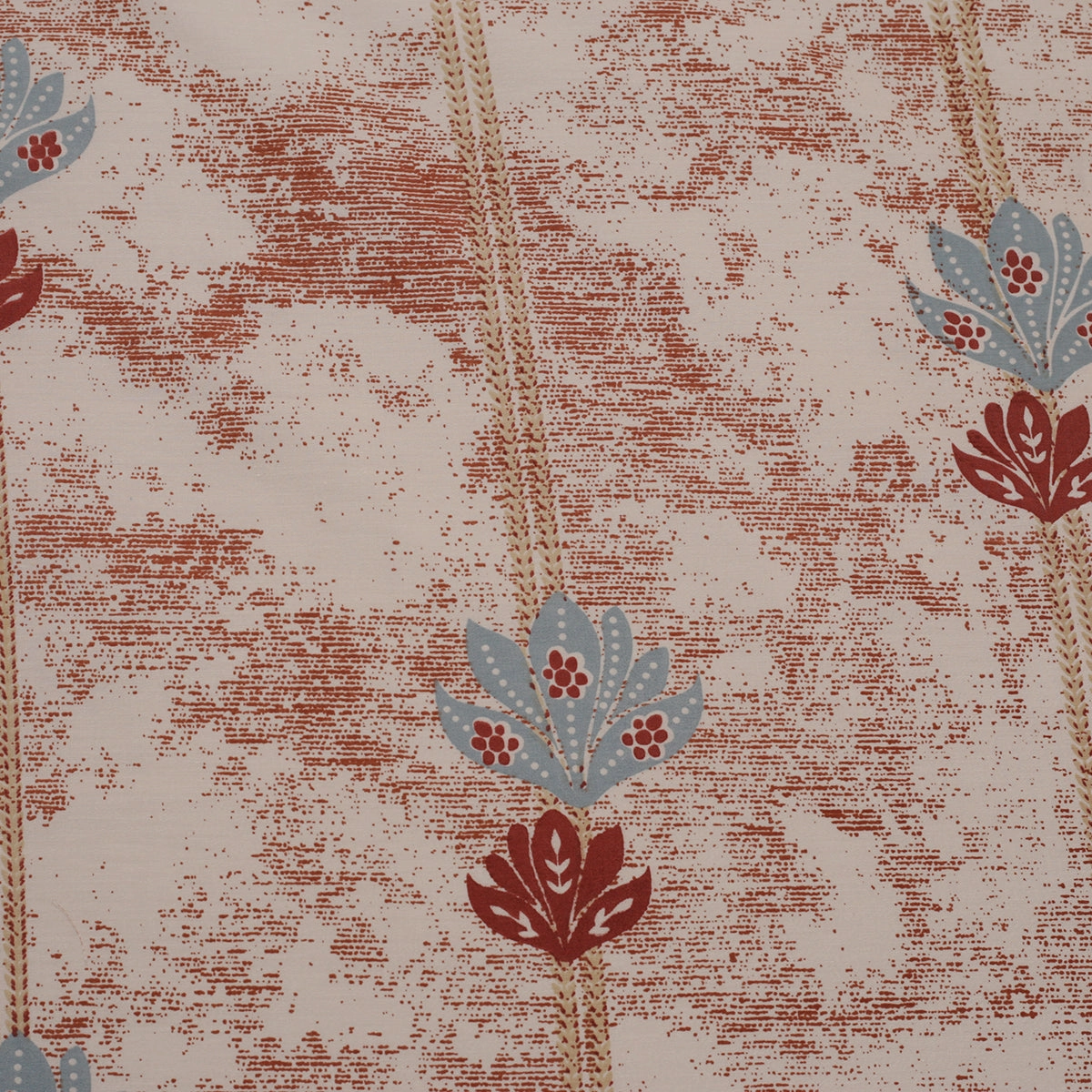Nouveau Tradition Water Lily Red Bed Sheet