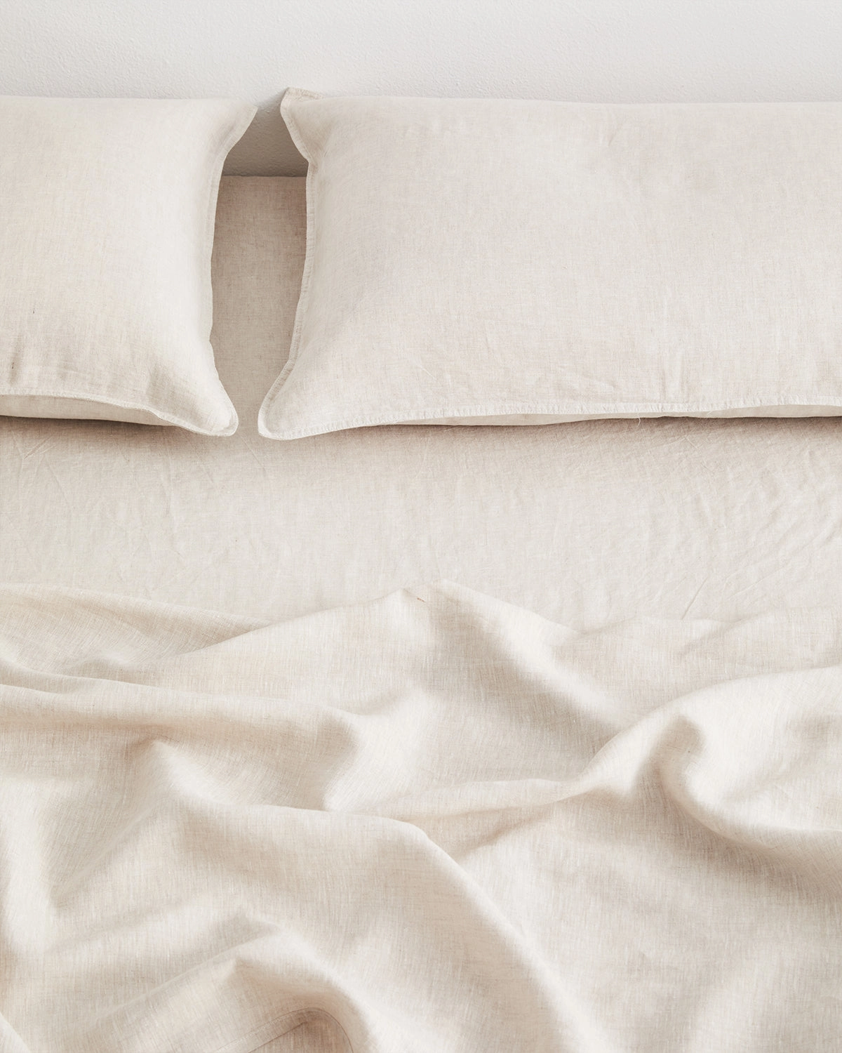 Oatmeal 100% French Flax Linen Fitted Sheet