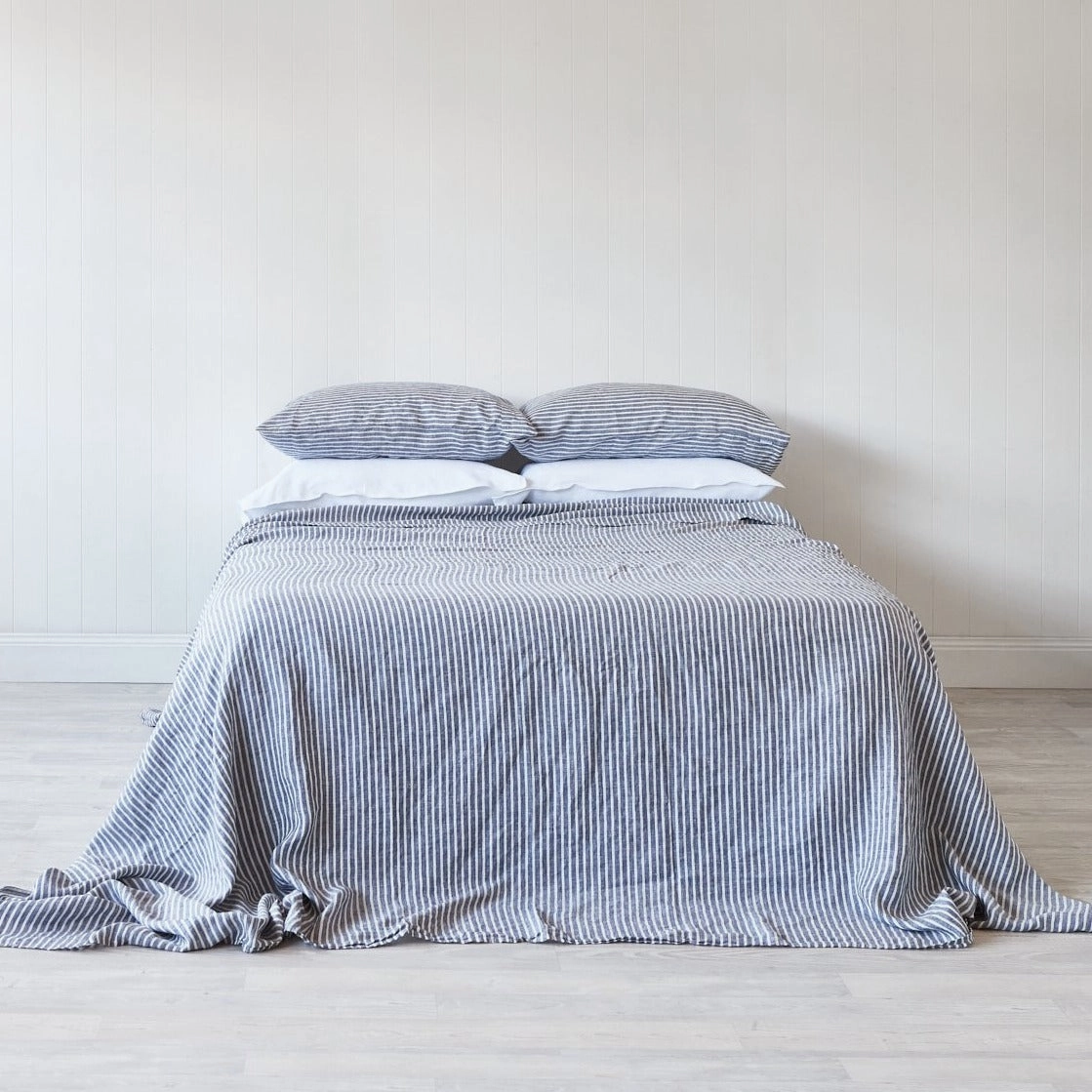 Ocean Stripe Flat Sheet