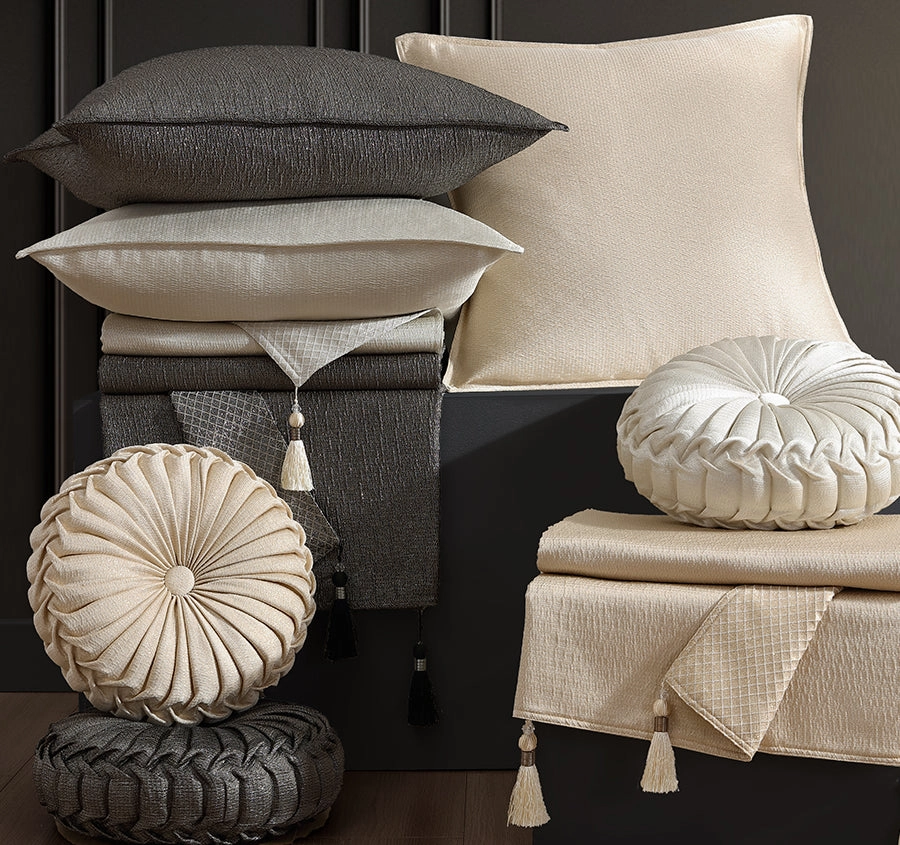 Octavia European Pillowcase Granite