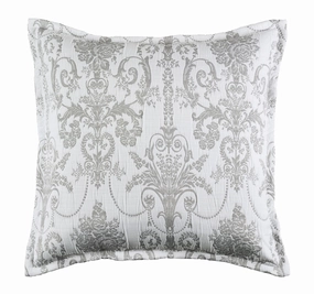 Olivia European Pillowcase Grey