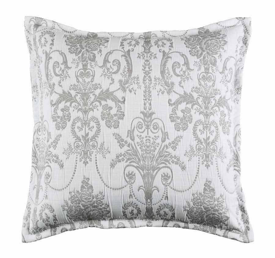 Olivia European Pillowcase Grey