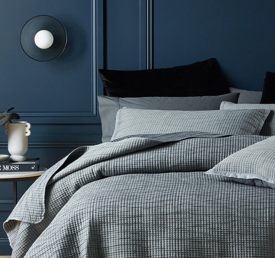 Orion Coverlet Set Range Grey
