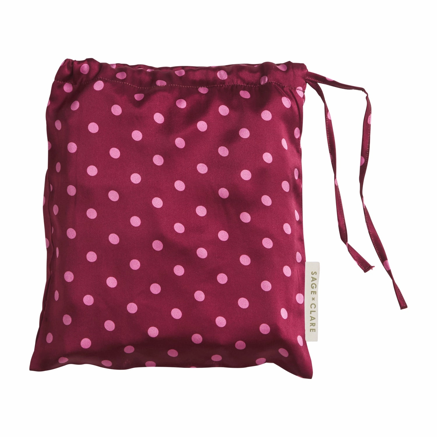 Paige Silk Pillowcase - Mahogany