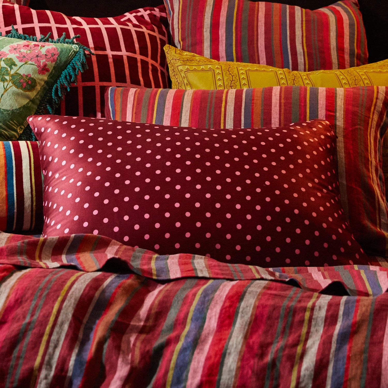Paige Silk Pillowcase - Mahogany