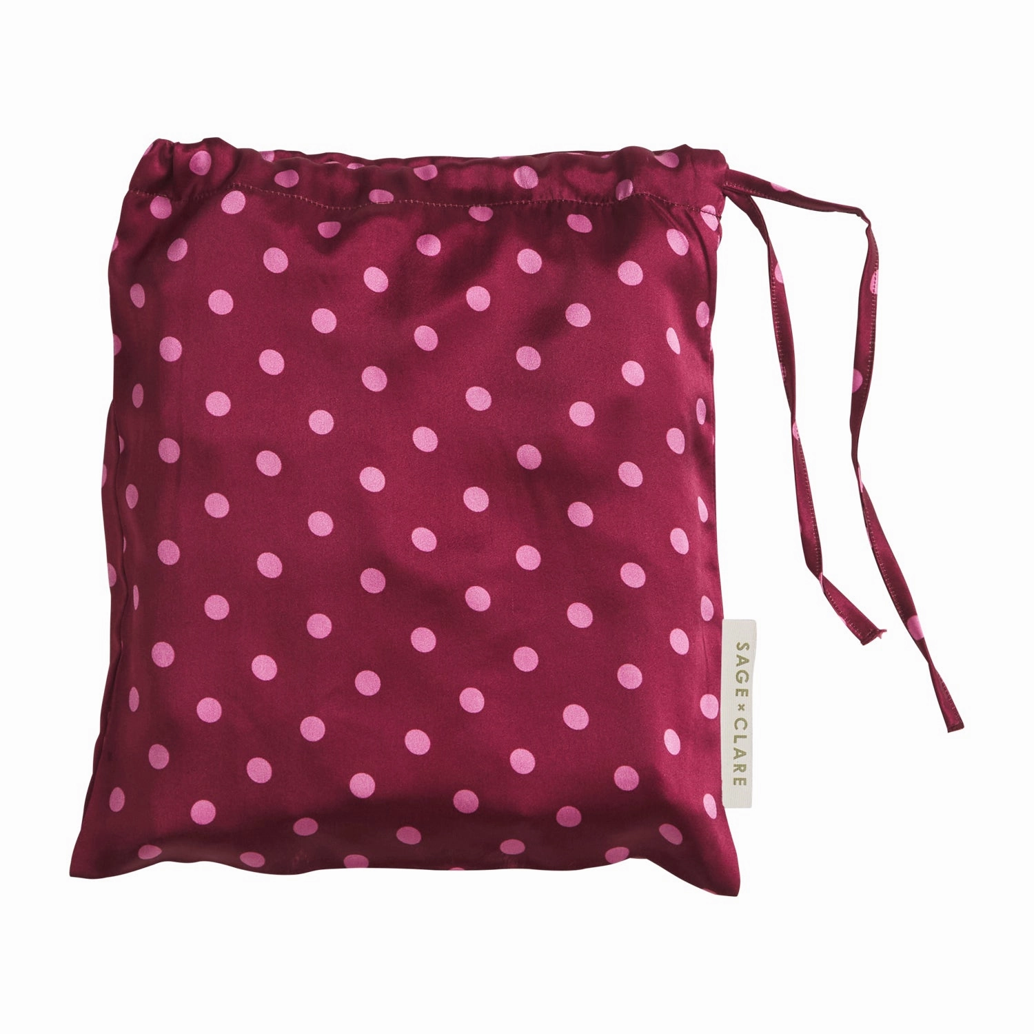 Paige Silk Pillowcase - Mahogany