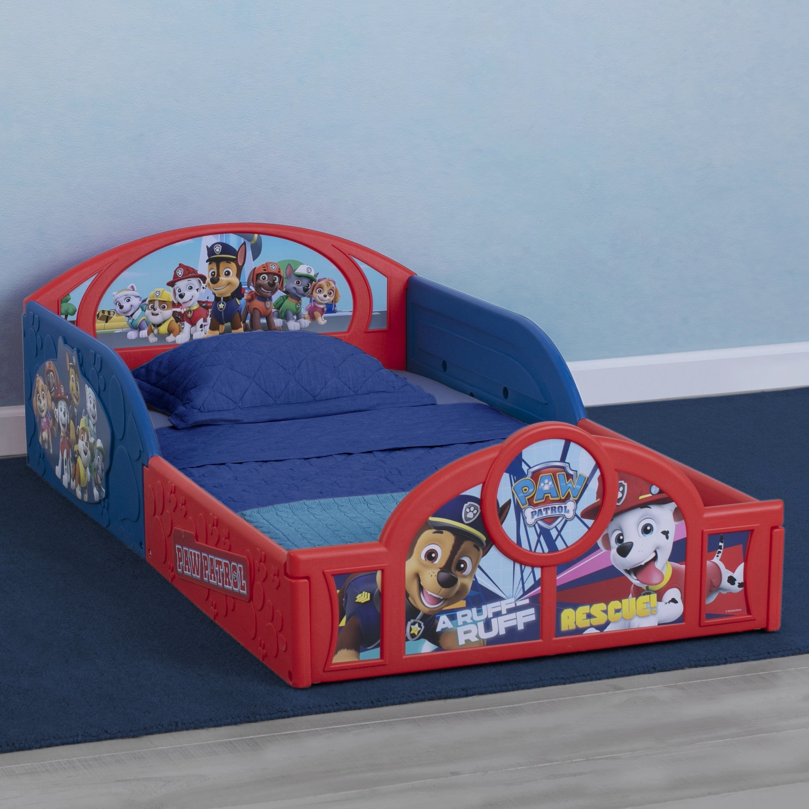 PAW Patrol Plastic Sleep and Play Toddler Bed
