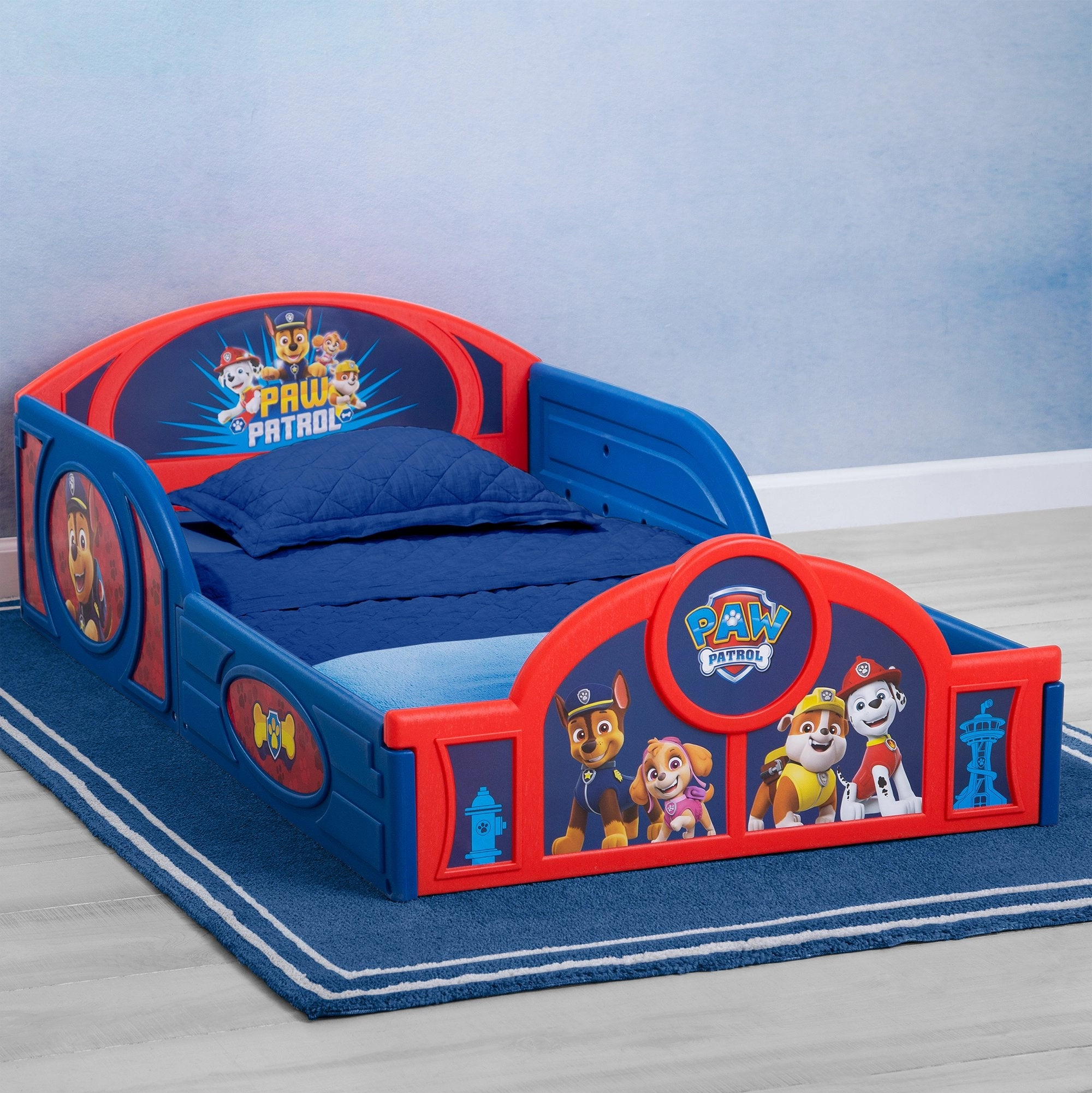 PAW Patrol Plastic Sleep and Play Toddler Bed