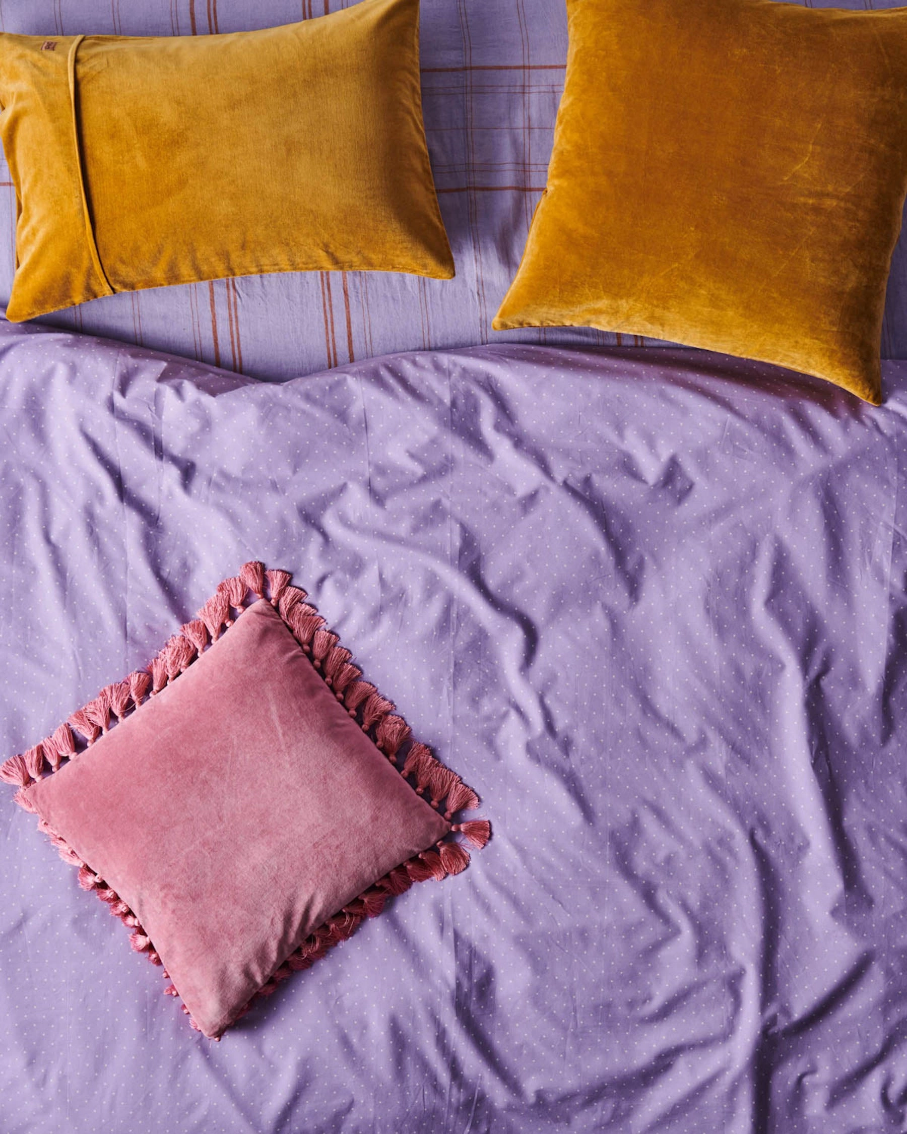 Pecan Velvet European Pillowcases
