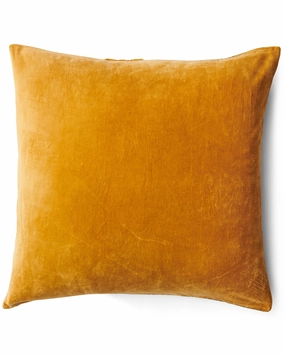 Pecan Velvet European Pillowcases