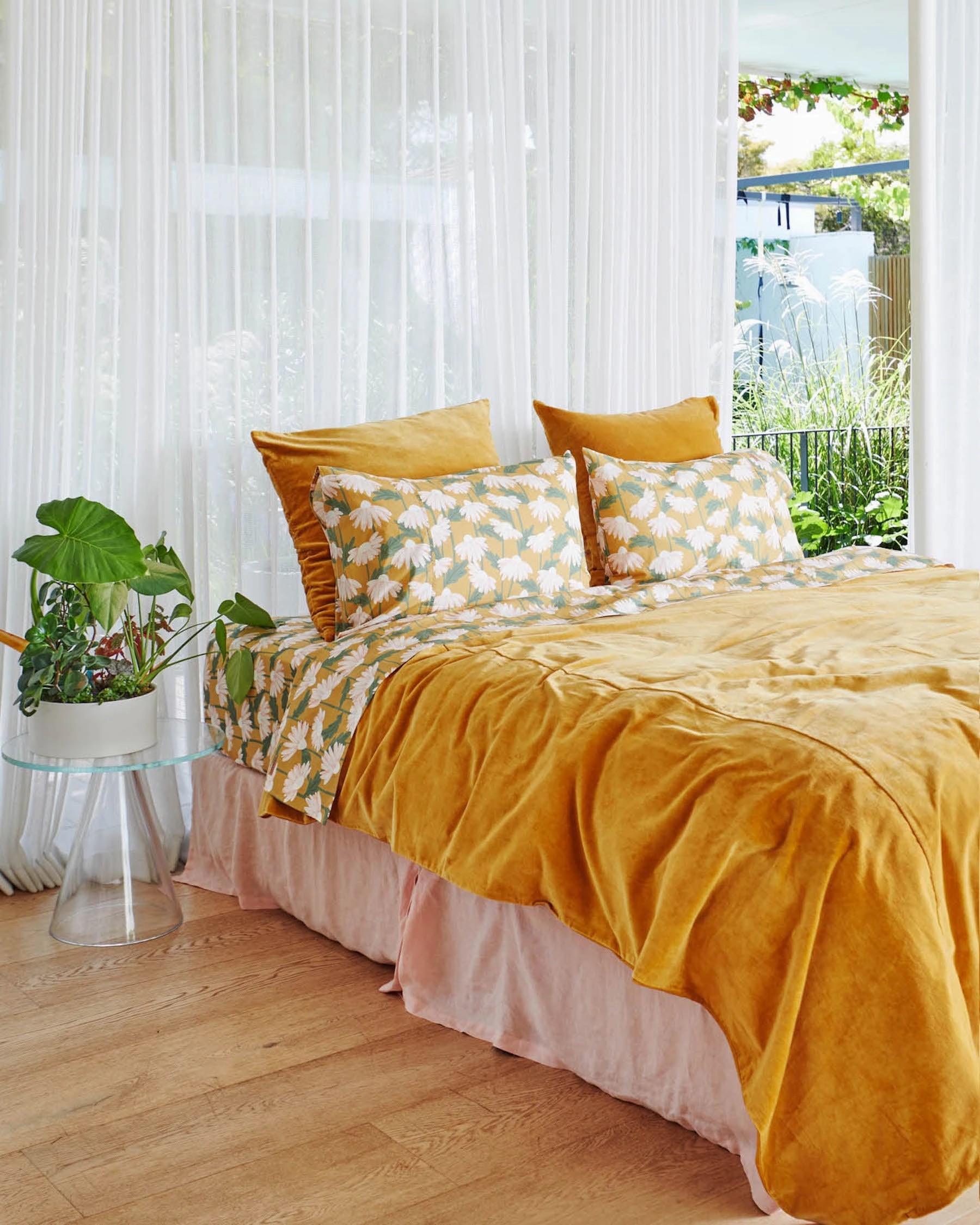 Pecan Velvet European Pillowcases