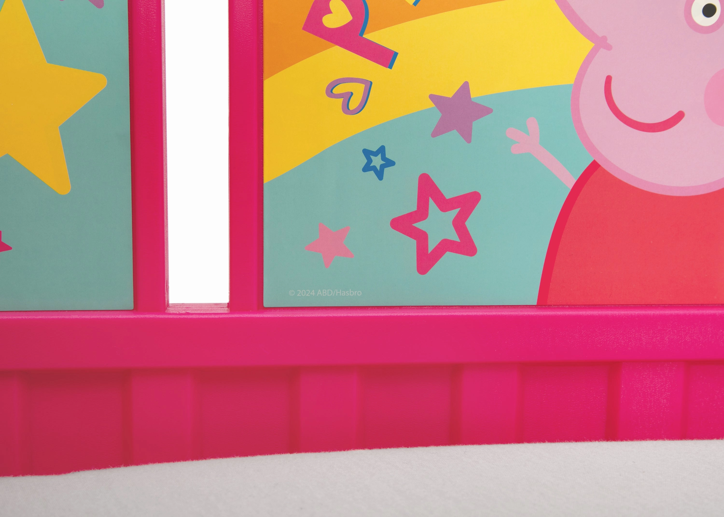 Peppa Pig Big Adventures Plastic Toddler Bed