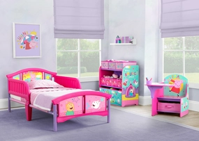 Peppa Pig Big Adventures Plastic Toddler Bed