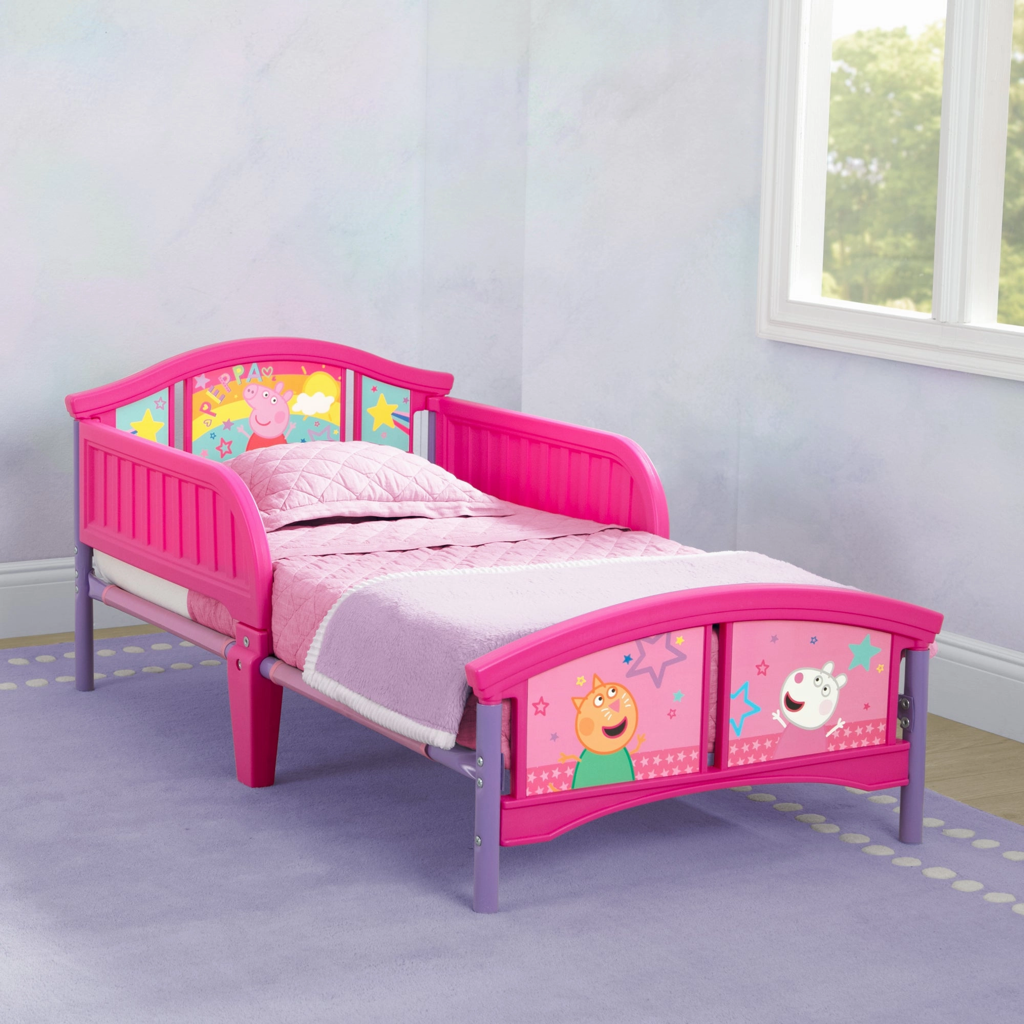 Peppa Pig Big Adventures Plastic Toddler Bed
