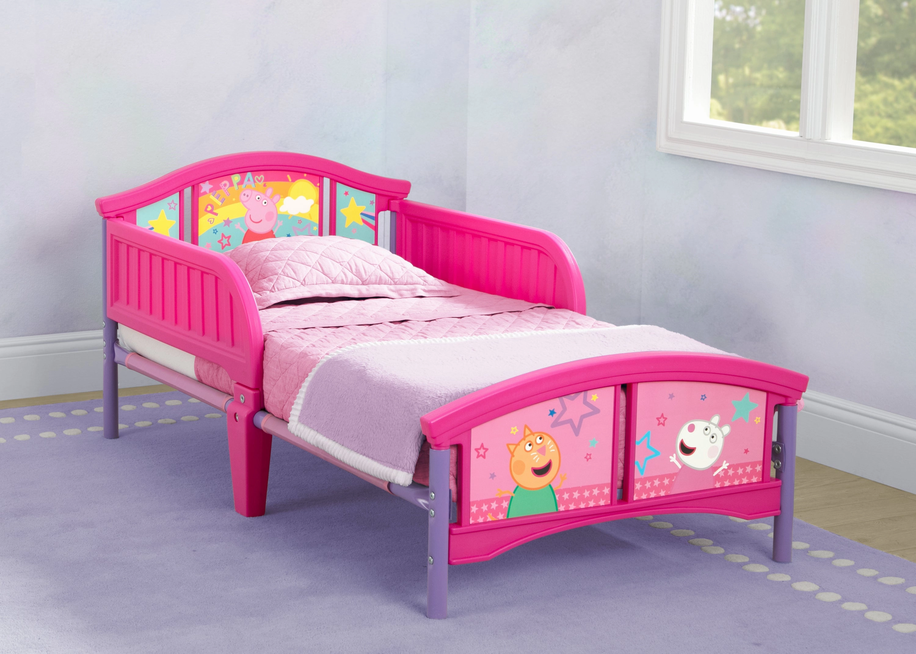 Peppa Pig Big Adventures Plastic Toddler Bed