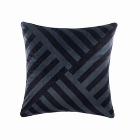 Phoenix 48 x 48cm Cushion Slate by Linen House