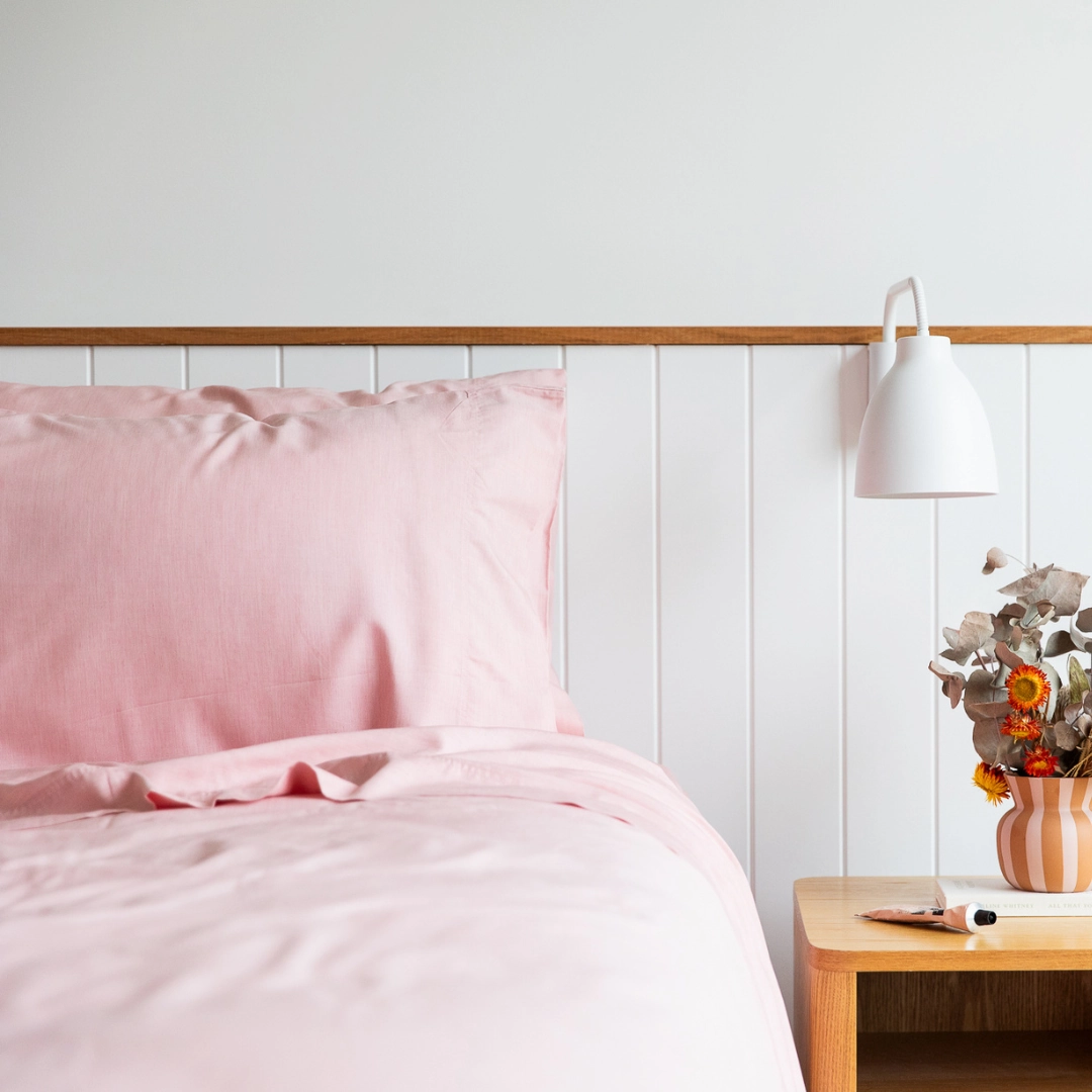 Plant Dyed Organic Bamboo Silk Sheet Sets