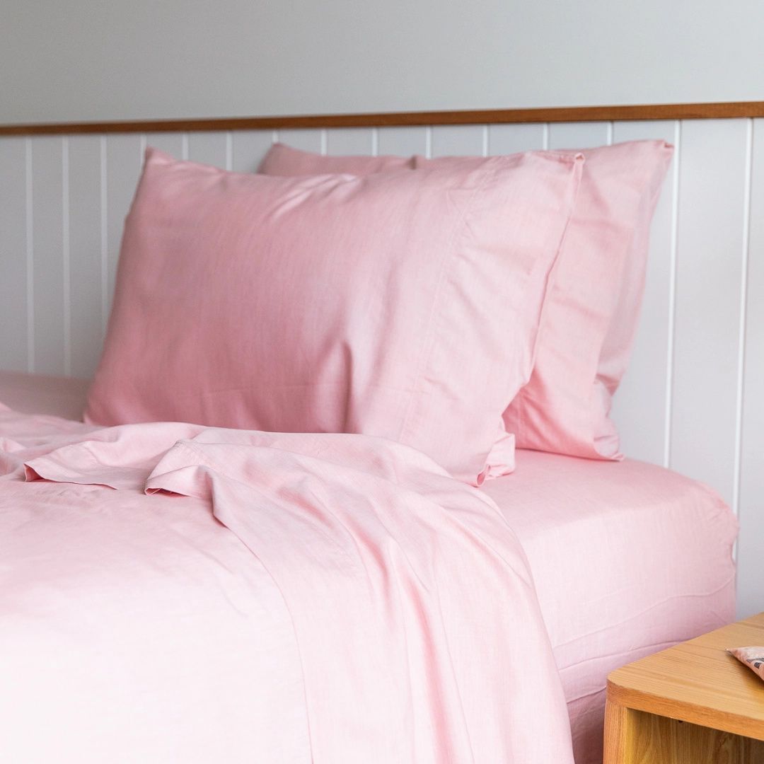 Plant Dyed Organic Bamboo Silk Sheet Sets