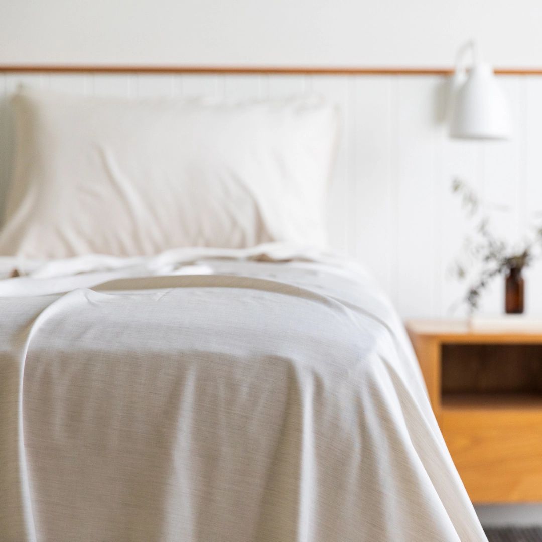 Plant Dyed Organic Bamboo Silk Sheet Sets
