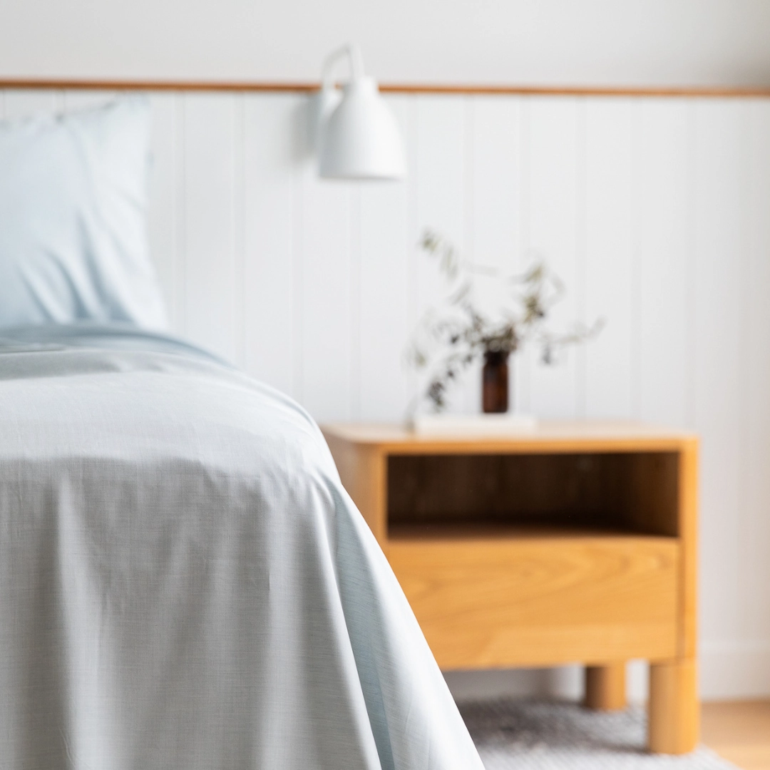 Plant Dyed Organic Bamboo Silk Sheet Sets