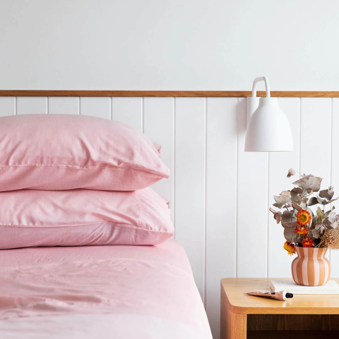 Plant Dyed Organic Bamboo Silk Sheet Sets