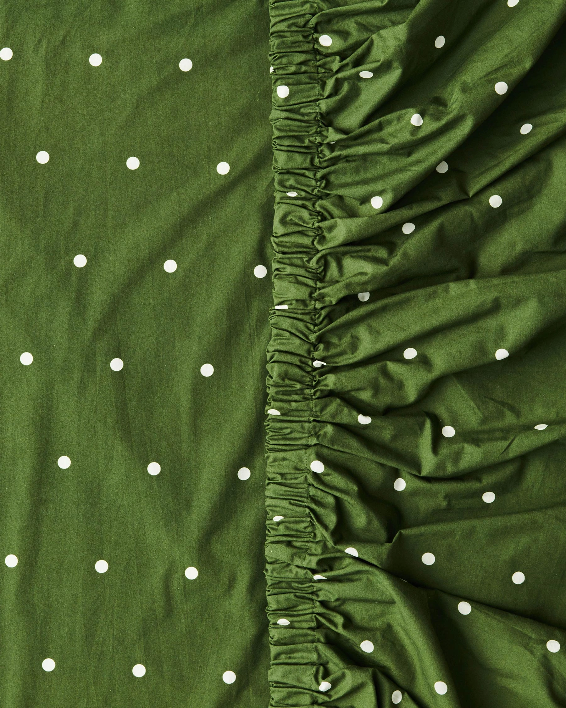 Polkadot Cactus Organic Cotton Baby Fitted Sheet