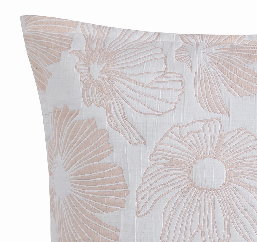 Poppi European Pillowcase Rose