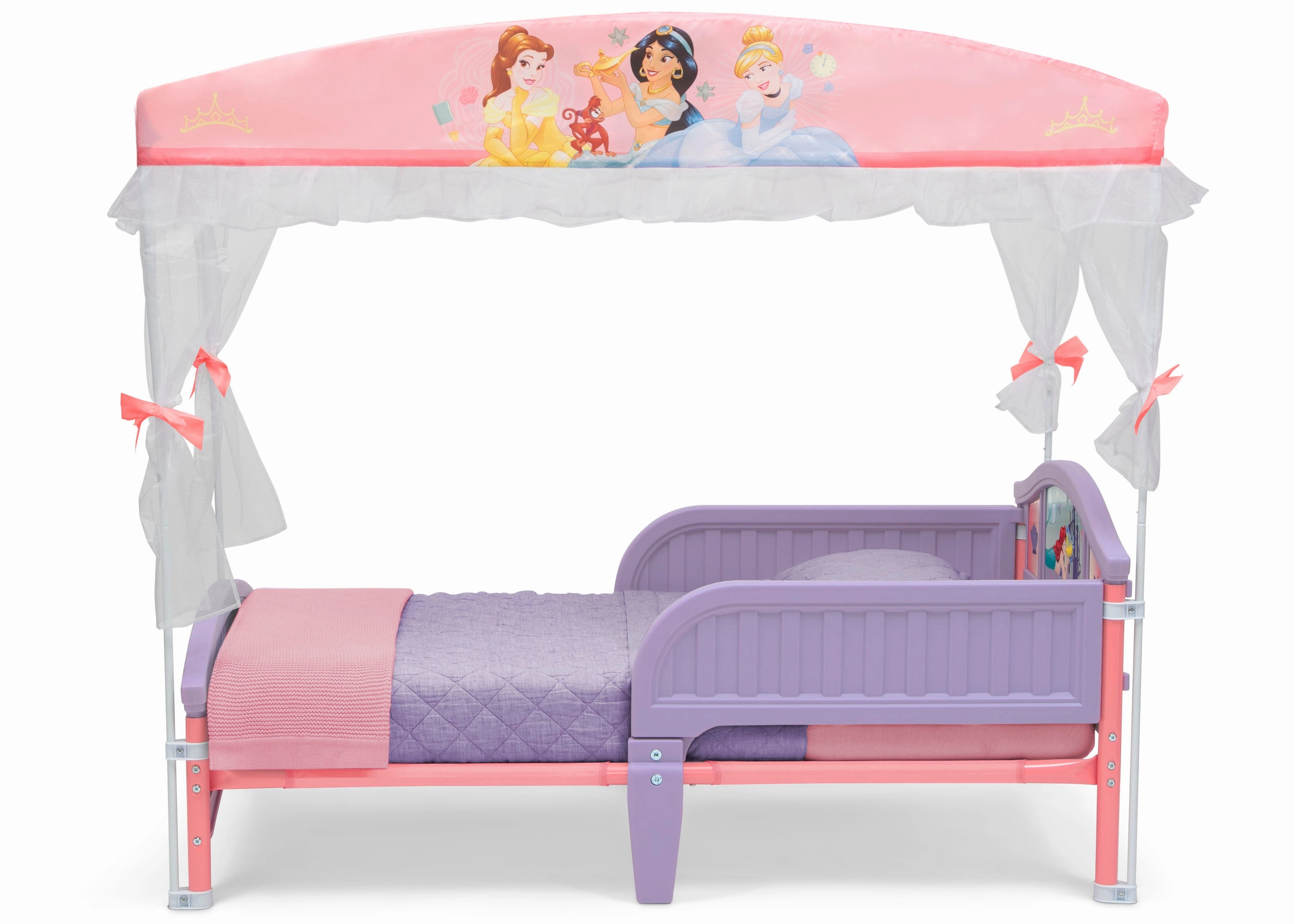 Princess Plastic Toddler Bed with Canopy