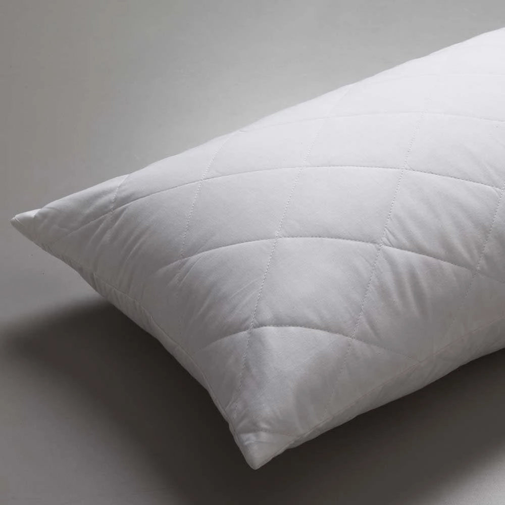Pure Cotton Quilted Pillow Protector by Logan & Mason