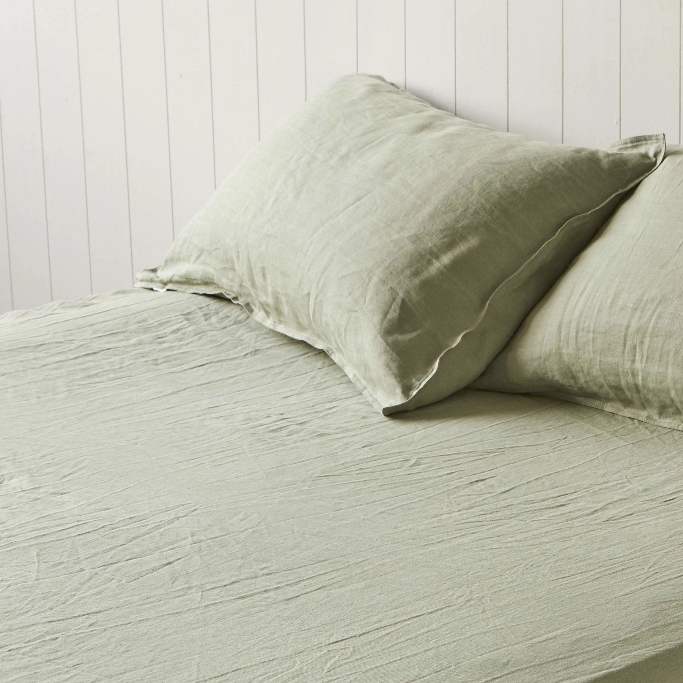 Pure Linen Sheet Set- Cactus