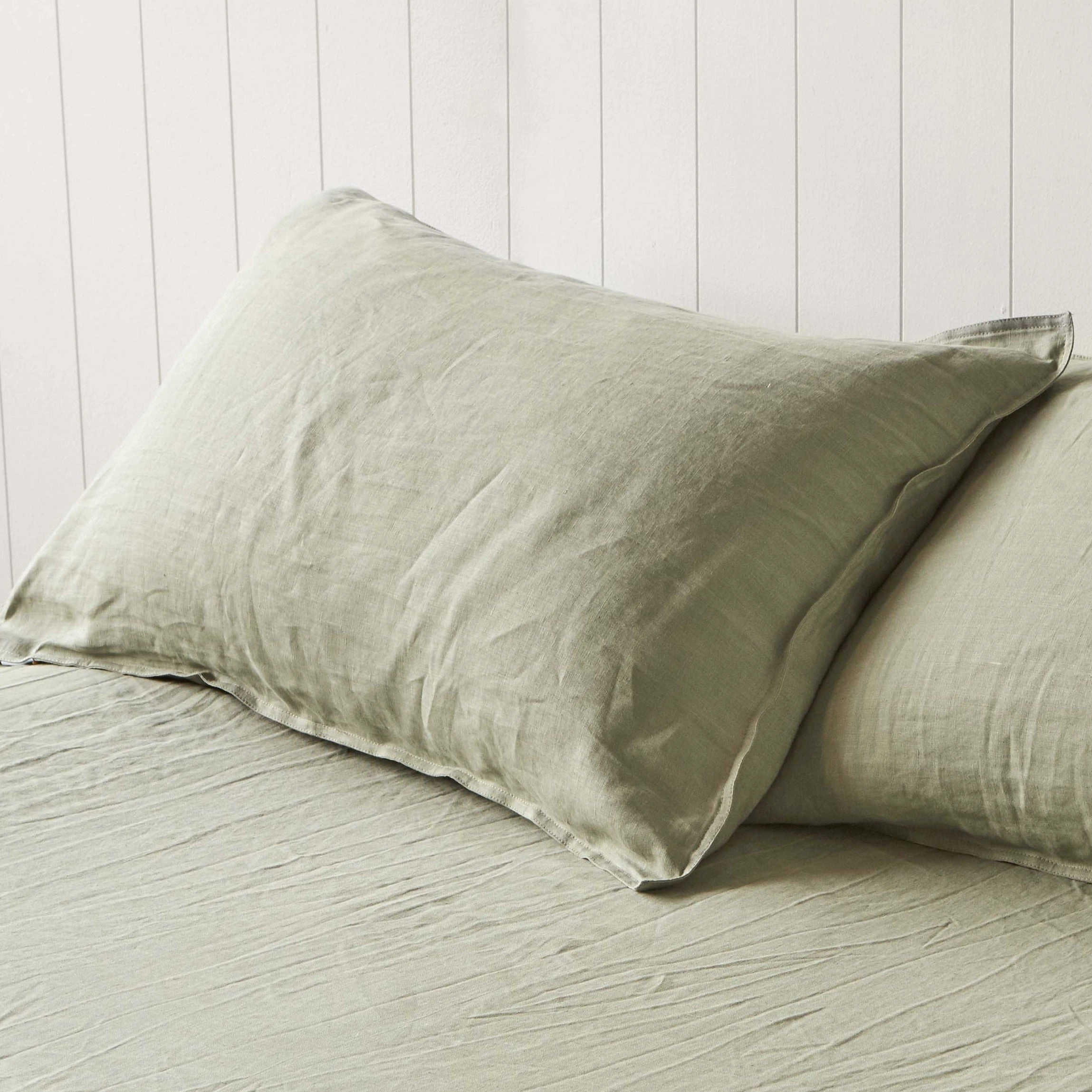 Pure Linen Sheet Set- Cactus